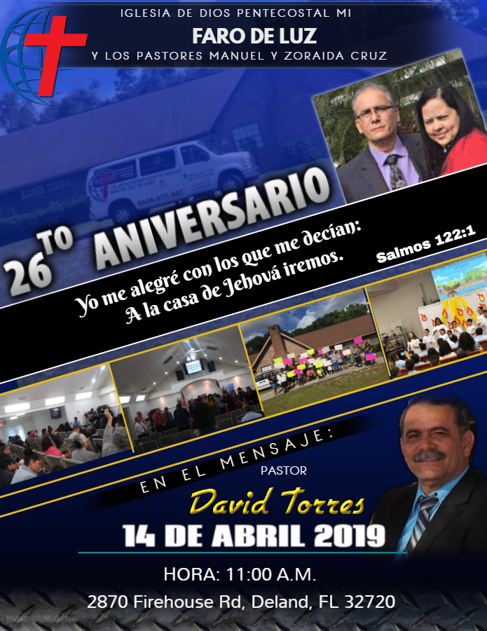 Aniversario De La Iglesia Iddpmi Faro De Luz